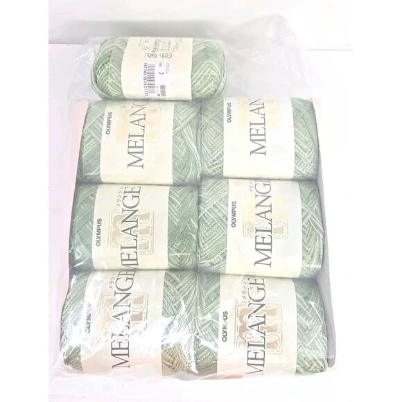 Olympus Knitting Yarn Thread Color #7 Melange Lot of 7 U326 - Picture 16 of 16